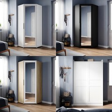 2/3 Door Corner Wardrobe High