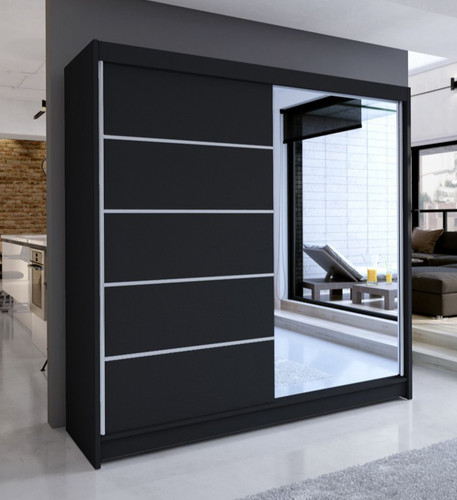 Modern bedroom sliding door - bedroom,