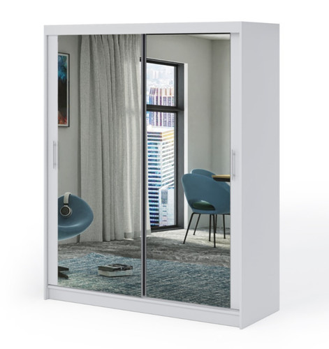 Sky full mirror sliding door - full,
