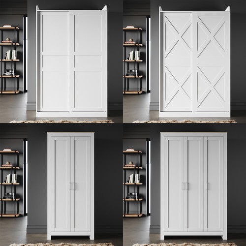 Door matt wooden - wooden, wardrobe